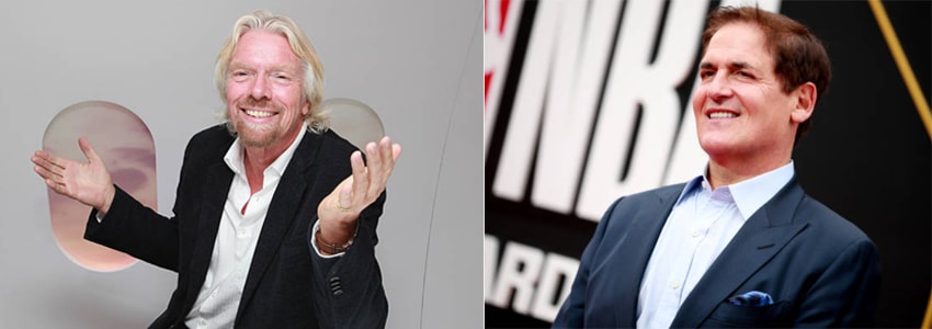 Richard Branson, Mark Cuban